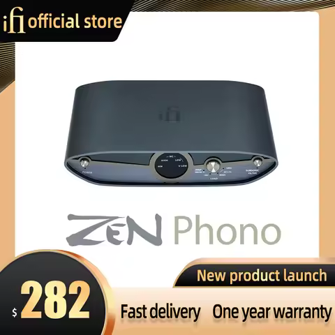 iFi ZEN Phono 3 Balanced smart MM/MC vinyl phono amplifier Smart low frequency filter vinyl phono st
