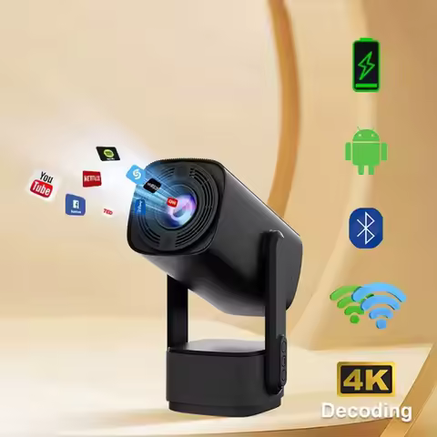 Home 4K Projector K2 Smart Android11 Built-in Battery Bluetooth Speaker WIFI Auto Focus Keystone Fre