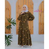 GAMIS DRESS FANIS BY ZAHIN / GAMIS CRINCLE POMPOM