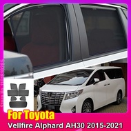 For Toyota VELLFIRE ALPHARD AH30 2015-2021 Car Window SunShade Shield Windshield Rear Side Window Cu