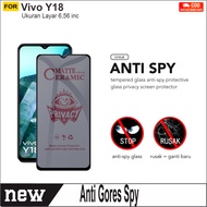 LAYAR Vivo Y18 Anti-SPY Ceramic Screen Protector Anti-Scratch Screen