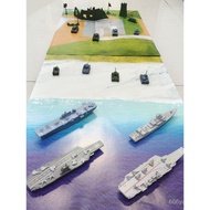New nuclear submarine destroyer055Large assembled model of the Liaoning aircraft carrier4d Toy ship0