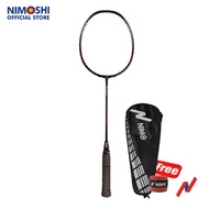 NIMO Raket Badminton PASSION 100 + FREE Tas &amp; Grip Wave Pattern