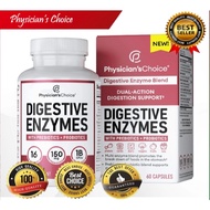 Physician's Choice Digestive Enzymes 60 Capsules - Digestive Health & Gut Health