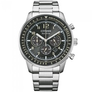 Citizen Eco-Drive CA4500-83E Black Dial Analog Solar Multi Dial Chronograph Watch