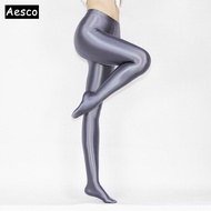 Shiny Shiny Leggings Elastic Silk Shiny Shiny Skinny Pants Tight Flash Aesco Thin Skin-friendly Wome