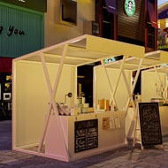 Night Market Stall Rack Market Tent Display Rack Movable Stall Rack Market Stall Rack Influencer Sta