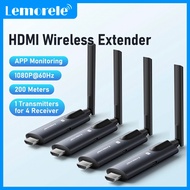 Lemorele R1030 Wireless HDMI Transmitter Receiver 1080P 60Hz 100M Long Range 2.4G 5G WiFi for TV Pro