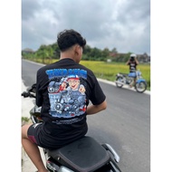 ROSOK JAPAN Latest T-Shirt TIGER GANK x ROSOK Japan Black Original Combed 24s Premium for Men & Wome