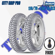 Pair of Nmax Michelin City Grip Pro Motorcycle Tires 110/70 & 130/70 Ring 13