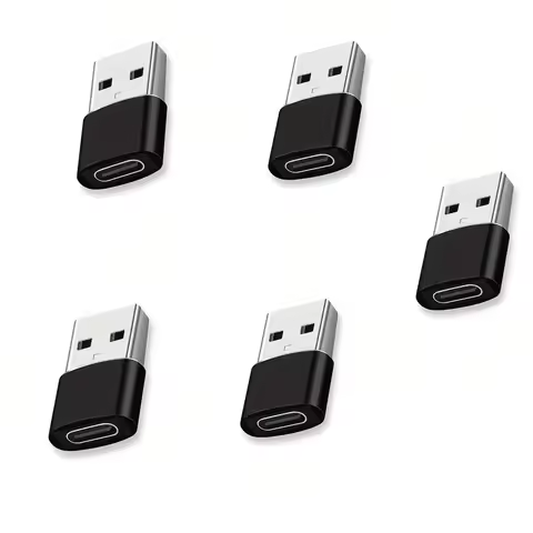 5Pcs USB To Type C OTG Adapter USB USB-C Male To Micro USB Type-c Female Converter For Macbook Samsu
