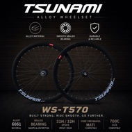 TSUNAMI ALLOY FIXIE RIM/700c/Fixie rim/Fixie/Tsunami/alloy rim fixie/Sealed bearing/700c rim/