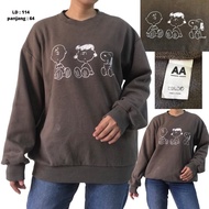 Crewneck gemoy/snoopy/second hand crewneck/second hand jacket/selling second hand jacket/second hand
