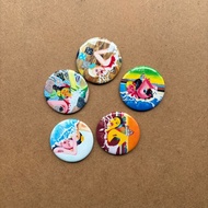 7AB 復古藝術SWIM插畫徽章KAWS潮流配飾胸針別針