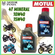 [ORIGINAL] MOTUL MOTO 10W40 15W40 10 40 MINERAL 4T ENGINE OIL MOTORCYCLE LUBRICANT MINYAK HITAM ENJI