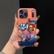 Zootopia 2 Nick Judy Casing for Samsung S25 S24 S23 PLUS ULTRA EDGE M35 A55 A56 A53 A52 A36 A35 A34 
