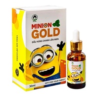 [ QUÀ 30K ] Bộ dầu húng chanh Minion Gold 30ml - Sáp ấm MINION PLus - Phòng ngừa ho khàn sổ mũi bôi 