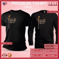 T-Shirt Cotton Tanah Melayu 3  Shirt Lelaki Shirt perempuan Baju lelaki Baju perempuan lengan pendek lengan panjang