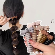 1pc Creative Magic Hair Weaving Artifact Bow Telephone Line Hair Band For Women Girls Elastic Rubber