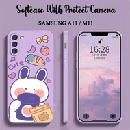 HP Cute Macaron Motif Softcase [UV07] For Samsung A11 M11 - Samsung A11 Phone Case - Samsung M11 Pho