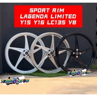 SPORT RIM YAMAHA LAGENDA LIMITED 5 BATANG Y15ZR Y16ZR LC135 4S LC 135 V8 LC FI SPORT RIM TYRE TAYAR 