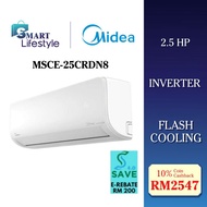 《Save 4.0》Midea 2.5HP Standard Inverter Wall R32 MSCE-25CRDN8