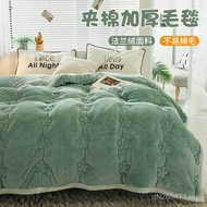 Blanket Foreign Trade Quilted Blanket Export Thickened Quilt Manufacturer Quilted Thickened Flannel 
