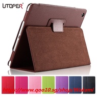 For Apple ipad 2 3 4 Case Auto Sleep /Wake Up Flip Litchi PU Leather Cover For New ipad 2 ipad 4 Sma