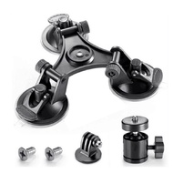 Car Holder Triple Vacuum Suction Cup Mount for DJI Osmo Pocket Camera Stabilizer Accessory with Expa