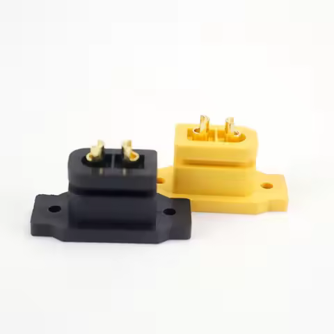 5PCS XT60E-F female plug connector XT60 socket plug panel mounting screws for FPV lithium battery RC