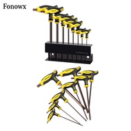 [AbabixaMY] 8x T-handle Set, Bicycle Hex Key Tool, Robust Heavy-duty Bicycle Hex Key Hex Key Set for