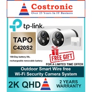 TP-Link Tapo C420S2 / S1/C420 /C400S2 battery powered smart wire-free security camera -2 yr Warranty