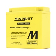 MOTOBATT BATTERY QUADFLEX MBT14B4 100% ORIGINAL