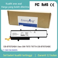 11.34V 64. EB-BT670ABA Battery For Samsung Galaxy View Tahoe 18.4 " inch SM-T670 SM-T670N SM-T677A E