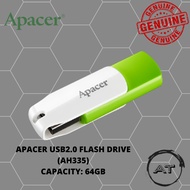 APACER USB2.0 FLASH DRIVE (AH335) - 64GB