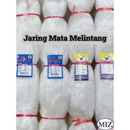 035 x 2" 2 1/4" 2 1/2" 2 3/4" 3" 3 1/2" x 120MD x 45.7MTR Mata Melintang Fishing Net Jaring Pukat Ik