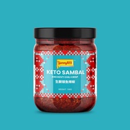 YUMMYKETO Keto Low-Carb Paste & Sambal Chili 190g HALAL Keto Sambal Anchovy Chili/Keto Tomyum/Keto C