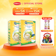 BAO BÌ MỚI - Combo 2 Hộp Ngũ Cốc Quasure Light Sữa Bibica 300g - Thực phẩm dành cho người ăn kiêng t