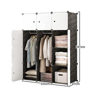 Coleshome ColesHome Simple Wardrobe Assembly Wardrobe Locker Plastic Rental Cabinet