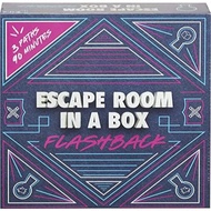 Mattel Games Escape Room in a Box: Flashback, Escape Room Game with 19 Puzzles and 4 Locks