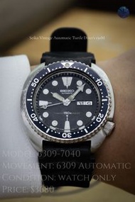 ⚫️SEIKO精工1970’s初代鮑魚殼/ 經典自動潛水錶✅- 6309-7040🔥
二手中古 SEIKO 精工 Vintage Automatic Turtle Diver’s 150M 6309-