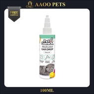 Pet Ganick Ear Drop 100ML Ear Cleaning (For Dogs & Cats) AAOO