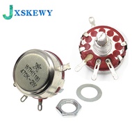 【100%-original】 WH118 Single coil Carbon film Potentiometer WTH118-1A 2W 1K 2K2 4K7 10K 220K 470K 33