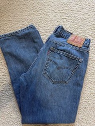 二手 美國購買 Levis Levi‘s 559 Jeans Red  直腳 Straight 中藍色 牛仔褲  W32 x L30