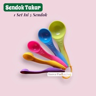 5-In-1 Measuring Spoon Set, Colorful, Gram Size