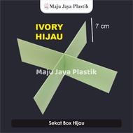 22x22x7 Cake Box Divider 4 Holes Christmas Box Mica Cake Box Eggtart Pie Packaging Hampers Christmas