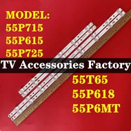 TCL 55P715 - Set of 2 15 led bars For TV TCL 55P715 55P615 55P725 55T65 55P618 55P6MT 4C-LB5515-PF02