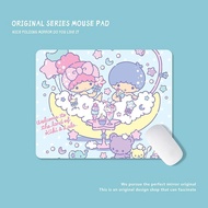 Cute Gemini Cartoon Student Medium Mouse Pad Office Thickened Laptop Keyboard Desk Pad