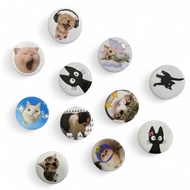 Jarco - Button 44mm - AESTHETIC BAG PIN | Button pin | Aesthetic Button Pin | Bags Pin | Cats Series