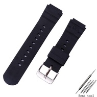 Watch Accessories Ruer Watch Mens & Womens Sports Waterproof Silica Gel Strap For Luminox 0200 3901 